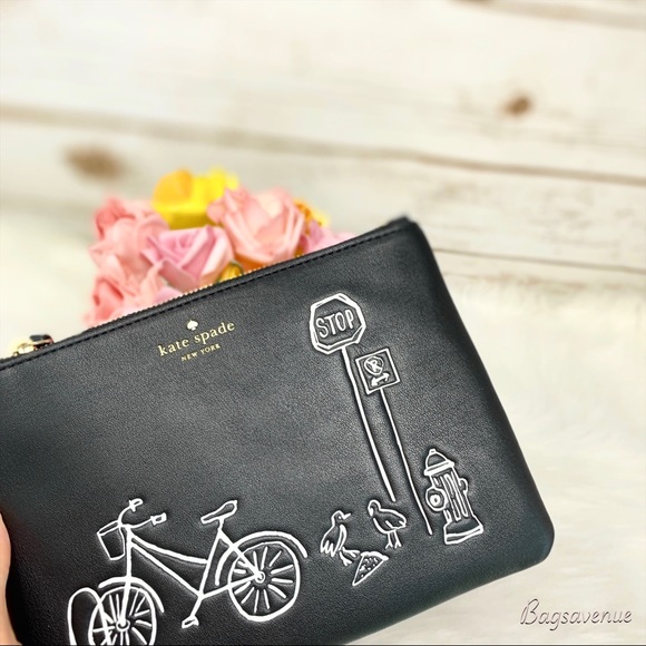 Kate spade glitzy ritzy small Willa wallet pouch - Picture 2 of 5